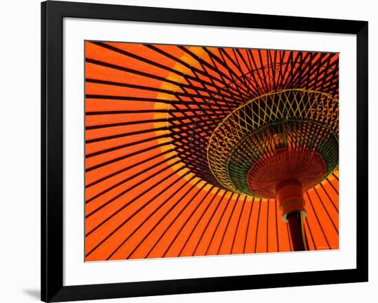 Traditional Japanese Paper Umbrella, Kyoto, Japan-Gavin Hellier-Framed Photographic Print
