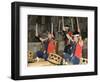 Traditional Japanese Taiko Drumming Performance, Matsuyama, Ehime Prefecture, Shikoku Island, Japan-Christian Kober-Framed Photographic Print