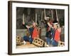 Traditional Japanese Taiko Drumming Performance, Matsuyama, Ehime Prefecture, Shikoku Island, Japan-Christian Kober-Framed Photographic Print