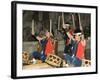 Traditional Japanese Taiko Drumming Performance, Matsuyama, Ehime Prefecture, Shikoku Island, Japan-Christian Kober-Framed Photographic Print