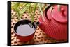 Traditional Japanese Teapot and Cups-egal-Framed Stretched Canvas