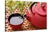 Traditional Japanese Teapot and Cups-egal-Stretched Canvas