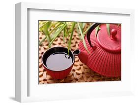 Traditional Japanese Teapot and Cups-egal-Framed Photographic Print
