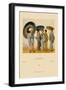 Traditional Japanese Women-Racinet-Framed Art Print