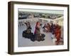 Traditional Kalbali Dance Troupe with Musicians, Rajasthan, India-John Henry Claude Wilson-Framed Photographic Print