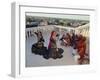 Traditional Kalbali Dance Troupe with Musicians, Rajasthan, India-John Henry Claude Wilson-Framed Photographic Print