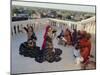 Traditional Kalbali Dance Troupe with Musicians, Rajasthan, India-John Henry Claude Wilson-Mounted Photographic Print