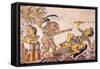 Traditional Kamasan Paintings-G &-Framed Stretched Canvas