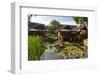 Traditional Kampung Style Rooms over Carp Ponds at the Kampung Sumber Alam Hot Springs Hotel-Rob-Framed Photographic Print