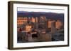 Traditional Kasbahs (Fortified Houses) Bathed in Evening Light in the Town of Nkob-Lee Frost-Framed Photographic Print