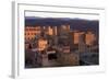 Traditional Kasbahs (Fortified Houses) Bathed in Evening Light in the Town of Nkob-Lee Frost-Framed Photographic Print