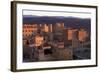 Traditional Kasbahs (Fortified Houses) Bathed in Evening Light in the Town of Nkob-Lee Frost-Framed Photographic Print