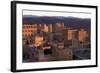 Traditional Kasbahs (Fortified Houses) Bathed in Evening Light in the Town of Nkob-Lee Frost-Framed Photographic Print