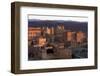 Traditional Kasbahs (Fortified Houses) Bathed in Evening Light in the Town of Nkob-Lee Frost-Framed Photographic Print