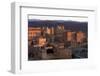 Traditional Kasbahs (Fortified Houses) Bathed in Evening Light in the Town of Nkob-Lee Frost-Framed Photographic Print