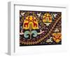 Traditional Kirghiz Embroidery, Kyrgystan, Central Asia-Upperhall Ltd-Framed Photographic Print