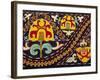 Traditional Kirghiz Embroidery, Kyrgystan, Central Asia-Upperhall Ltd-Framed Photographic Print