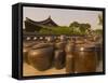 Traditional Korean House, Namsangol Hanok Village, Seoul, South Korea-Ellen Clark-Framed Stretched Canvas