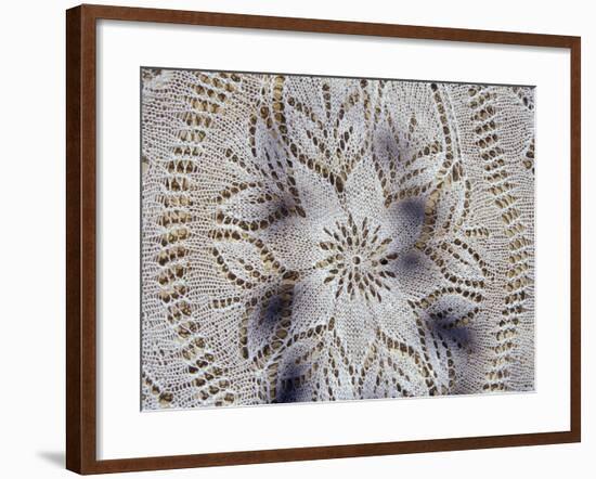 Traditional Lace Tablecloth, Nessebur, Bulgaria-Cindy Miller Hopkins-Framed Photographic Print