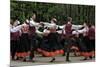 Traditional Latvian Folk Dancing, Near Riga, Baltic States-Gary Cook-Mounted Photographic Print