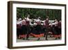 Traditional Latvian Folk Dancing, Near Riga, Baltic States-Gary Cook-Framed Photographic Print