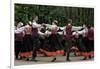 Traditional Latvian Folk Dancing, Near Riga, Baltic States-Gary Cook-Framed Photographic Print