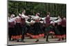 Traditional Latvian Folk Dancing, Near Riga, Baltic States-Gary Cook-Mounted Premium Photographic Print