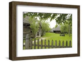 Traditional Lithuanian Farmsteads from the Aukstaitija Region, Rumsiskes, Lithuania-Gary Cook-Framed Photographic Print