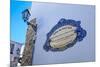 Traditional Local Street Sign and Street Lamp, Old Town, Albufeira, Algarve, Portugal, Europe-Charlie Harding-Mounted Photographic Print