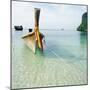 Traditional long tail boat, Thailand-null-Mounted Photographic Print