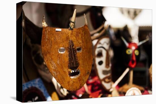 Traditional Mask Stall in Praca Do Rossio, Lisbon, Portugal-Ben Pipe-Stretched Canvas