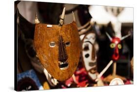 Traditional Mask Stall in Praca Do Rossio, Lisbon, Portugal-Ben Pipe-Stretched Canvas