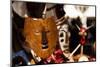 Traditional Mask Stall in Praca Do Rossio, Lisbon, Portugal-Ben Pipe-Mounted Premium Photographic Print