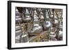 Traditional Metal Moroccan Mint Tea Pots for Sale in the Souks in the Old Medina-Matthew Williams-Ellis-Framed Photographic Print