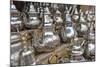 Traditional Metal Moroccan Mint Tea Pots for Sale in the Souks in the Old Medina-Matthew Williams-Ellis-Mounted Photographic Print
