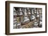 Traditional Metal Moroccan Mint Tea Pots for Sale in the Souks in the Old Medina-Matthew Williams-Ellis-Framed Photographic Print