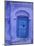 Traditional Moorish-styled Blue Door, Morocco-Merrill Images-Mounted Photographic Print