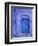 Traditional Moorish-styled Blue Door, Morocco-Merrill Images-Framed Photographic Print