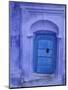 Traditional Moorish-styled Blue Door, Morocco-Merrill Images-Mounted Photographic Print