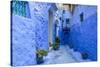 Traditional Moroccan Architectural Details in Chefchaouen, Morocco, Africa-Pagina-Stretched Canvas