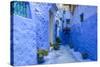 Traditional Moroccan Architectural Details in Chefchaouen, Morocco, Africa-Pagina-Stretched Canvas