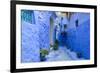 Traditional Moroccan Architectural Details in Chefchaouen, Morocco, Africa-Pagina-Framed Photographic Print