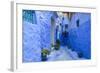 Traditional Moroccan Architectural Details in Chefchaouen, Morocco, Africa-Pagina-Framed Photographic Print