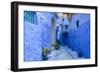 Traditional Moroccan Architectural Details in Chefchaouen, Morocco, Africa-Pagina-Framed Photographic Print