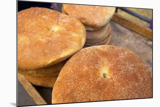 Traditional Moroccan Bread, Meknes, Morocco, North Africa, Africa-Neil Farrin-Mounted Photographic Print