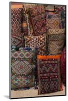 Traditional Moroccan Cushions for Sale in Old Square, Marrakech, Morocco, North Africa, Africa-Martin Child-Mounted Photographic Print
