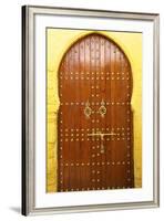 Traditional Moroccan Decorative Door, Rabat, Morocco, North Africa, Africa-Neil Farrin-Framed Photographic Print