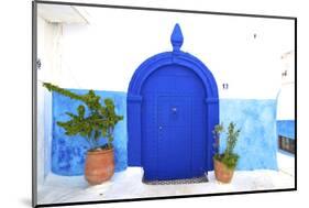 Traditional Moroccan Decorative Door, Rabat, Morocco, North Africa-null-Mounted Photographic Print