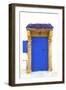 Traditional Moroccan Decorative Door, Rabat, Morocco, North Africa-Neil Farrin-Framed Photographic Print