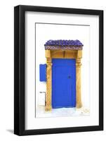 Traditional Moroccan Decorative Door, Rabat, Morocco, North Africa-Neil Farrin-Framed Photographic Print